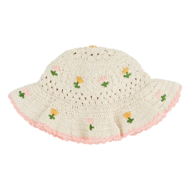 Bob Crochet Tulipes | Crème