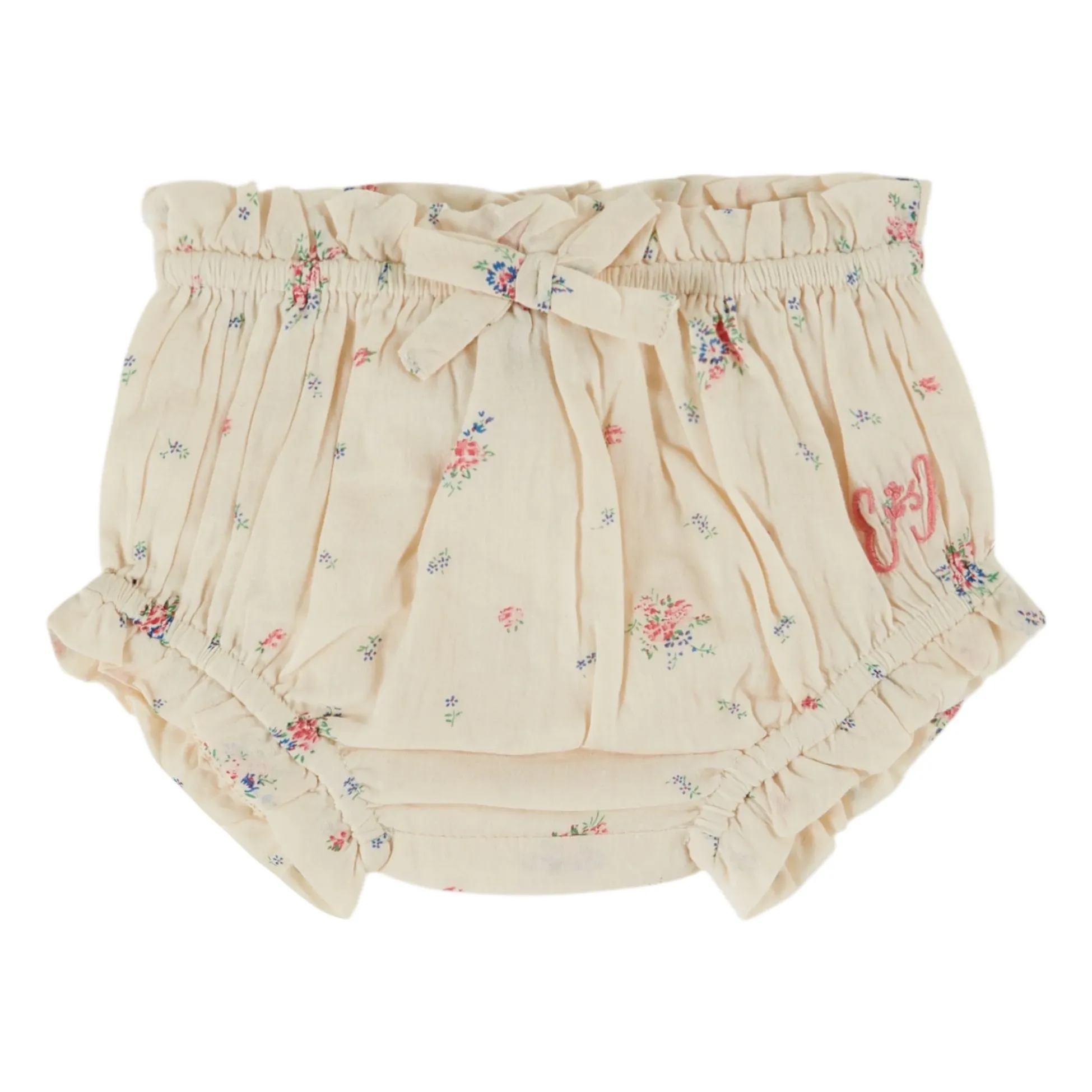 Emile Et Ida Cream Organic Cotton Bloomer