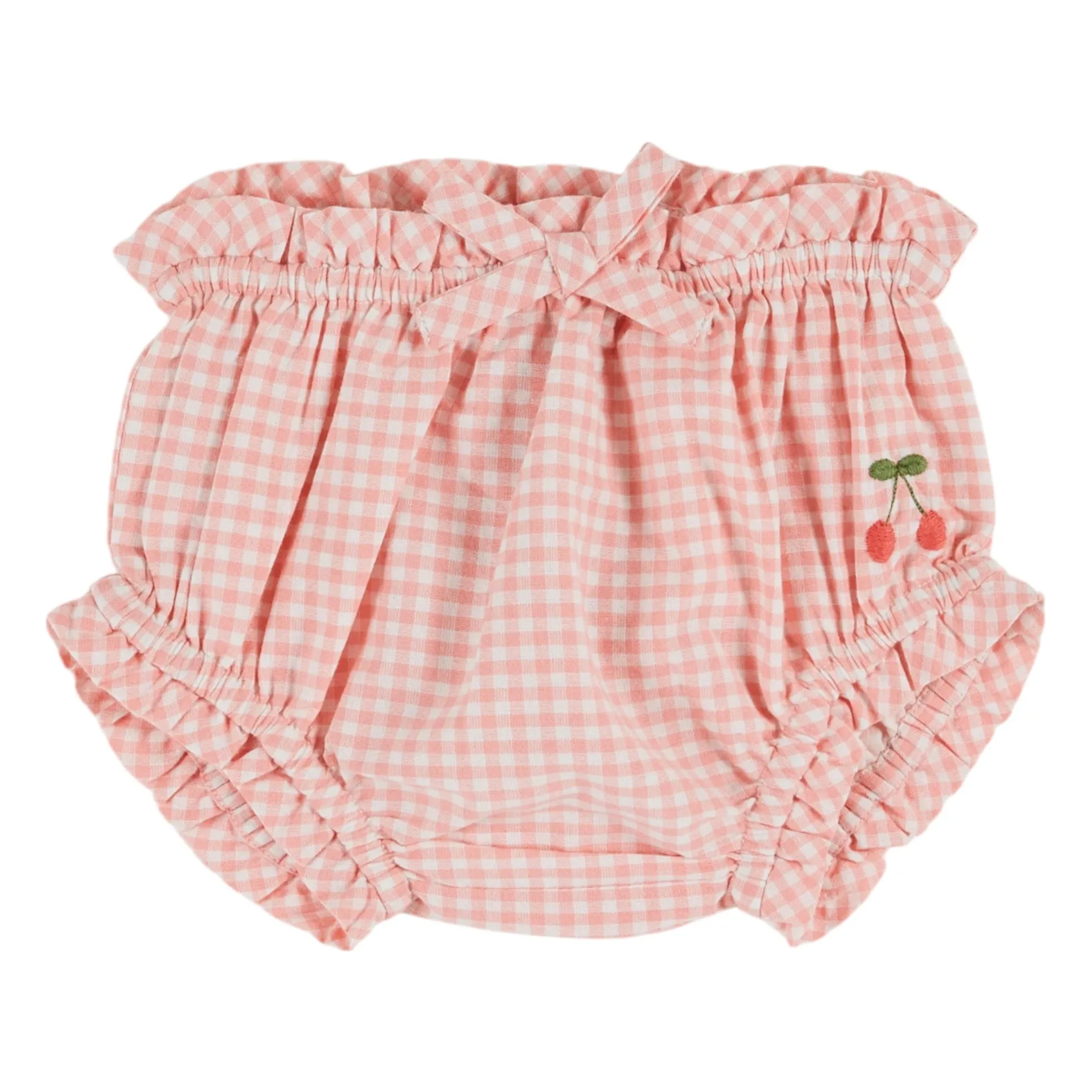 Emile Et Ida Pink Bloomer Vichy Organic Cotton