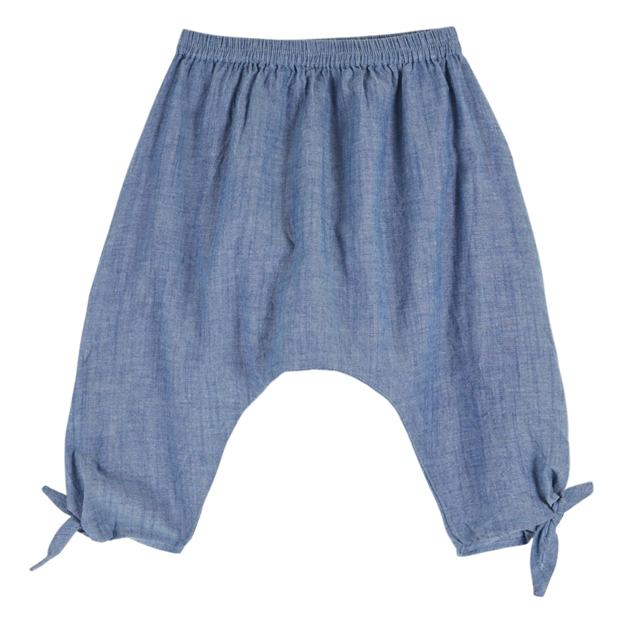 Emile Et Ida Blue Chambray Sarouel Pants