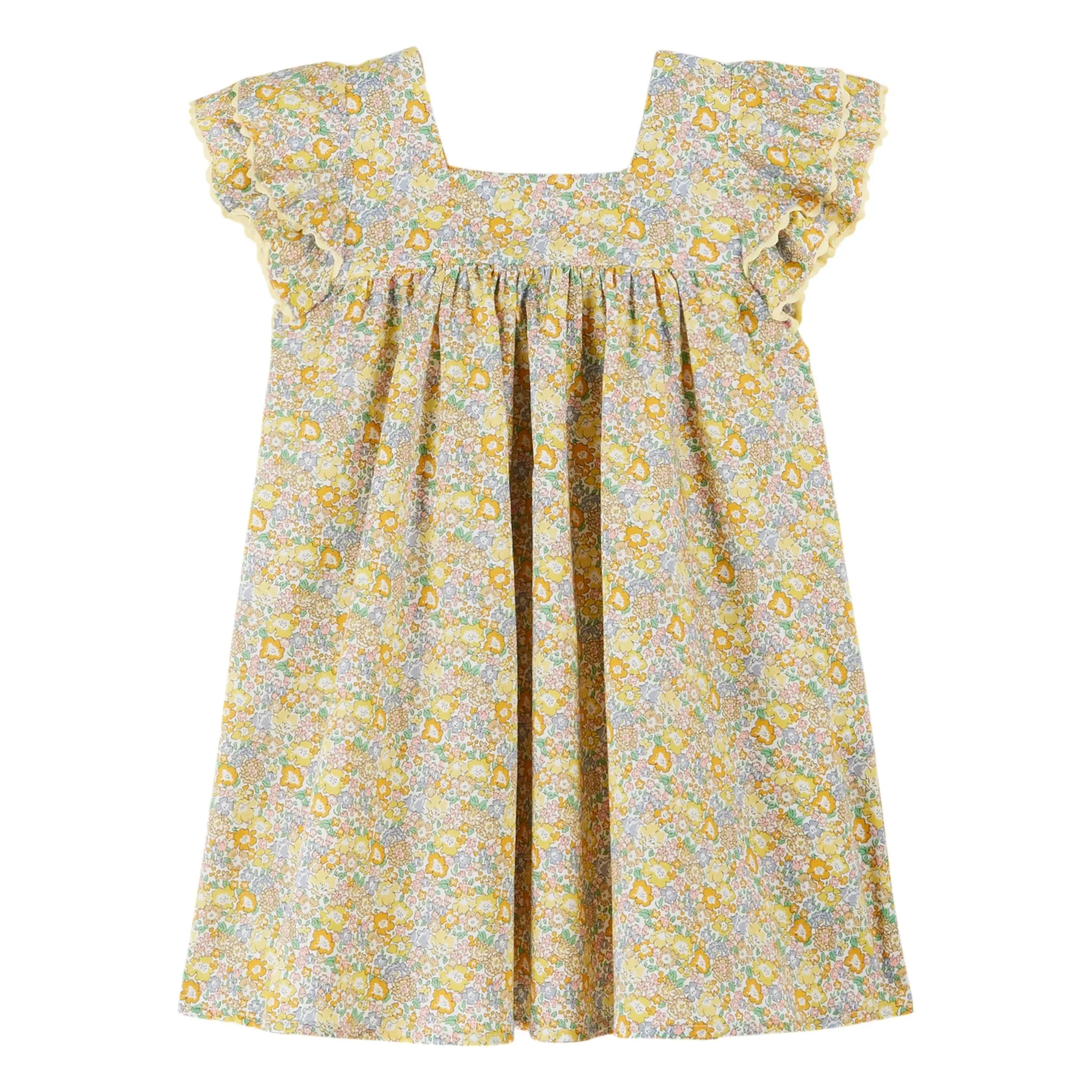 Emile Et Ida Yellow Liberty Dress
