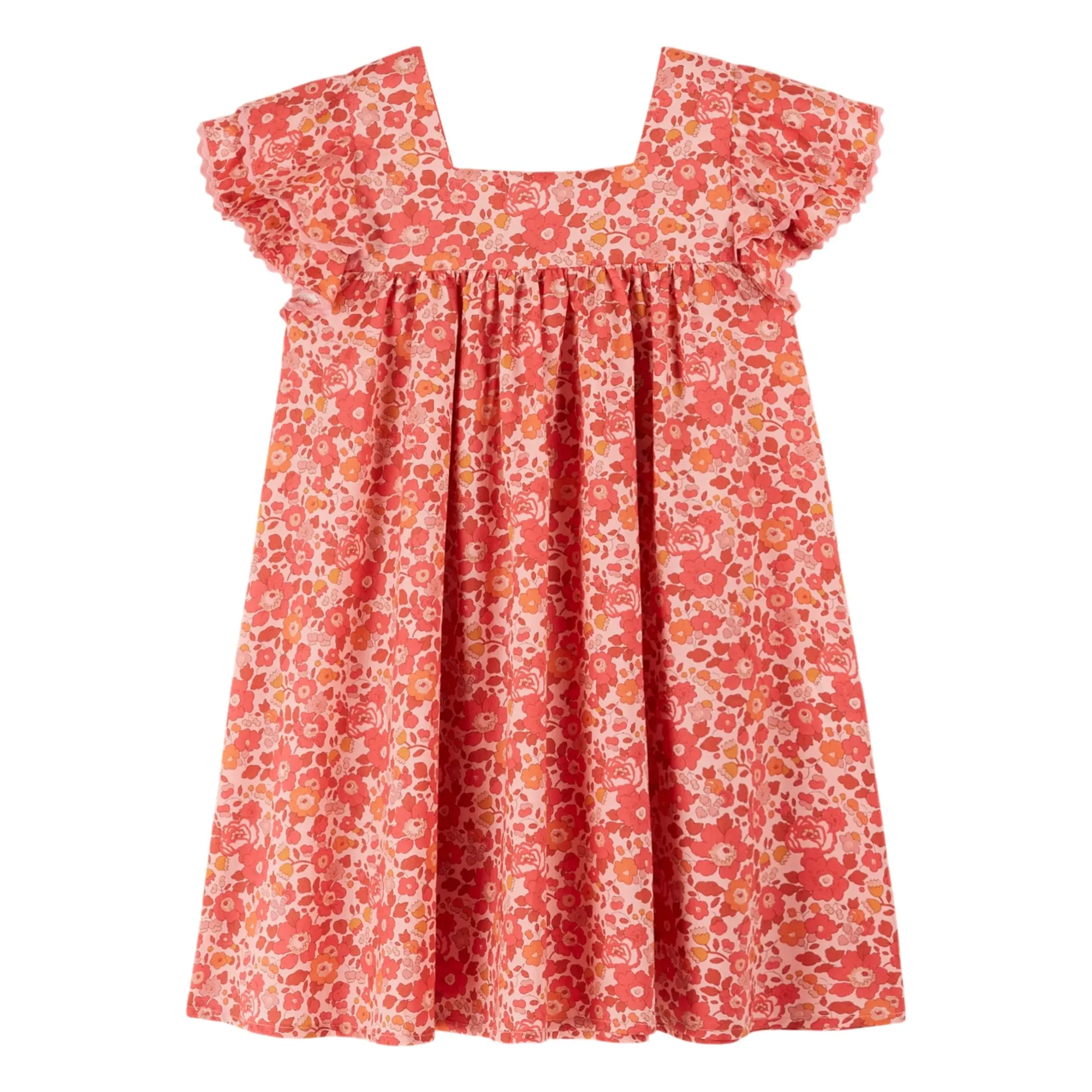 Emile Et Ida Coral Liberty Dress