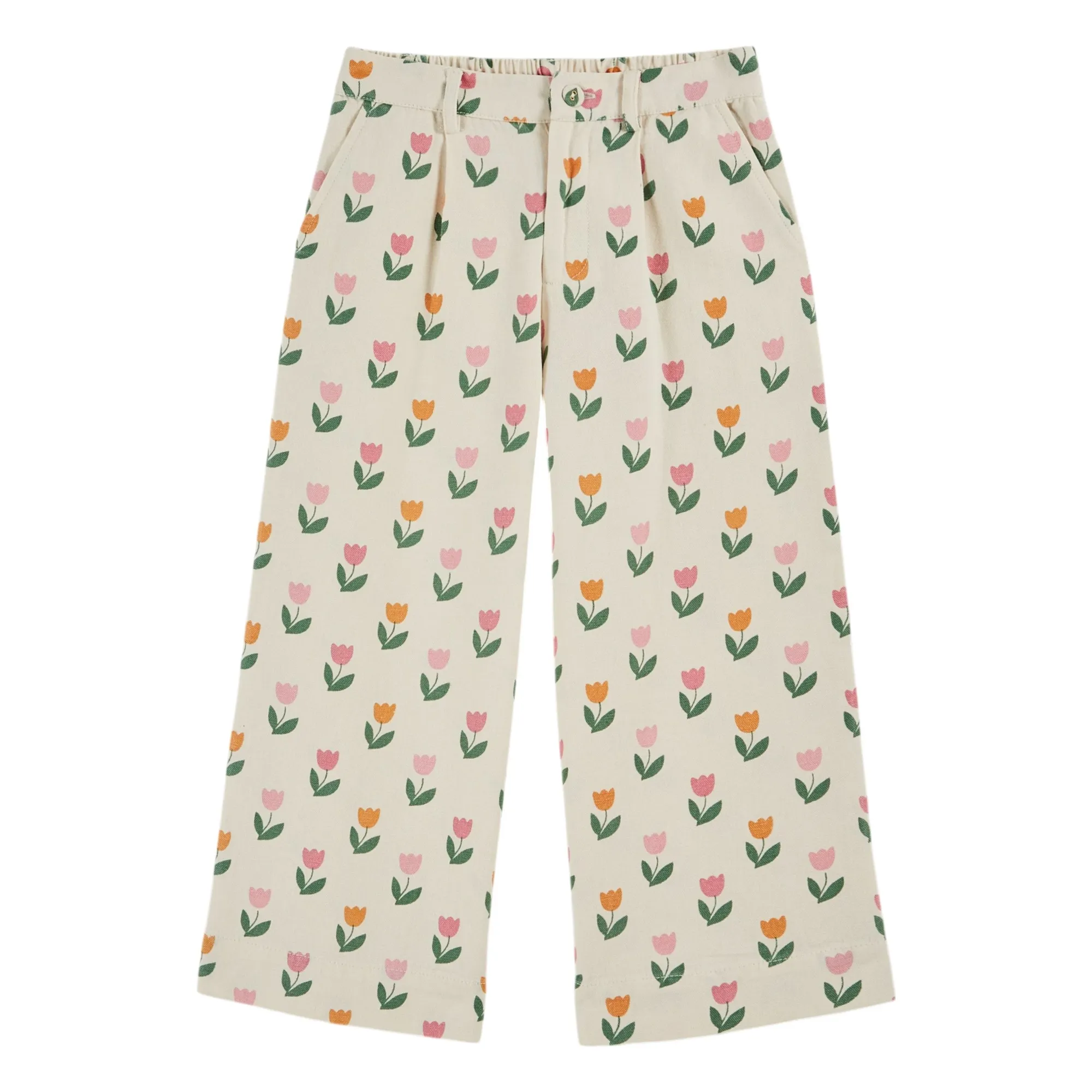 Emile Et Ida Cream Ample Tulip Pants