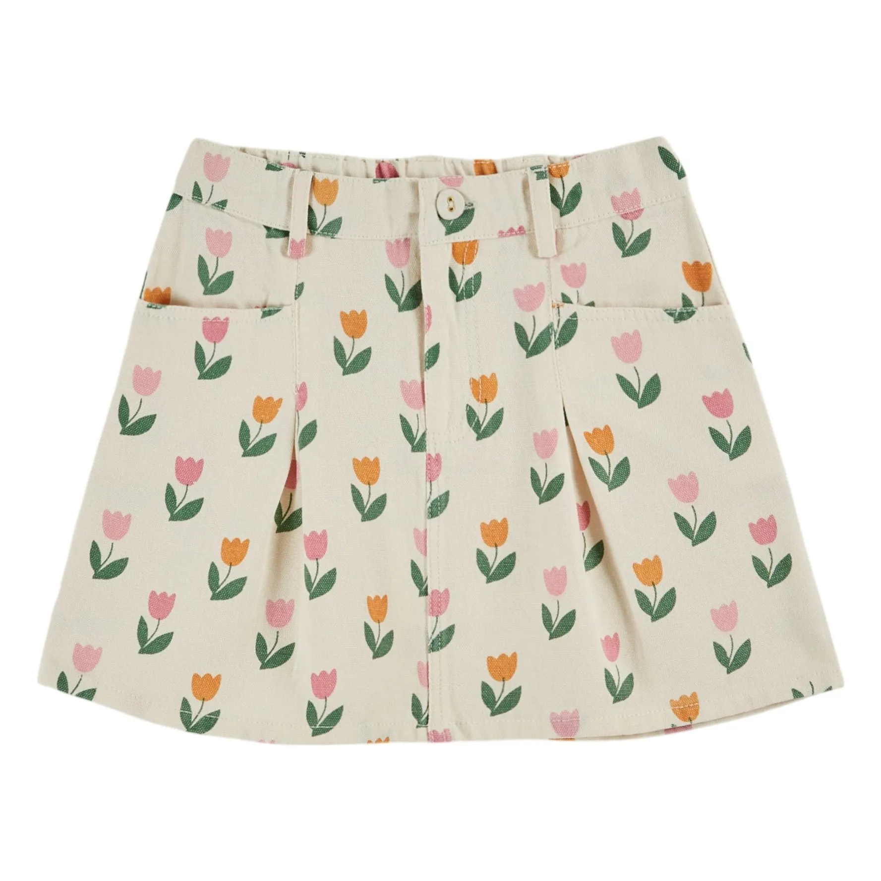 Emile Et Ida Cream Tulip Skirt