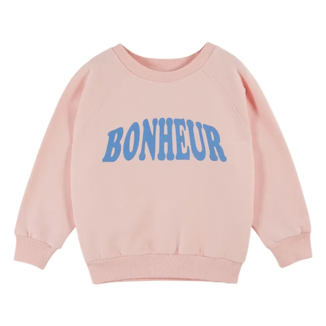 Bonheur Sweat Algodón orgánico | Rosa