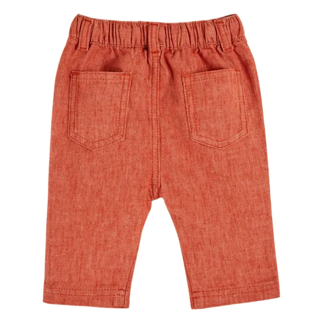 Pantalones con cordón | Rojo