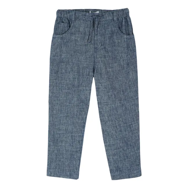 Pantalones con cordón | Azul Marino