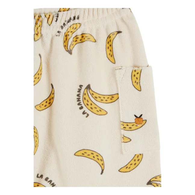 Organic Cotton Banana Sarouel Pants | Cream