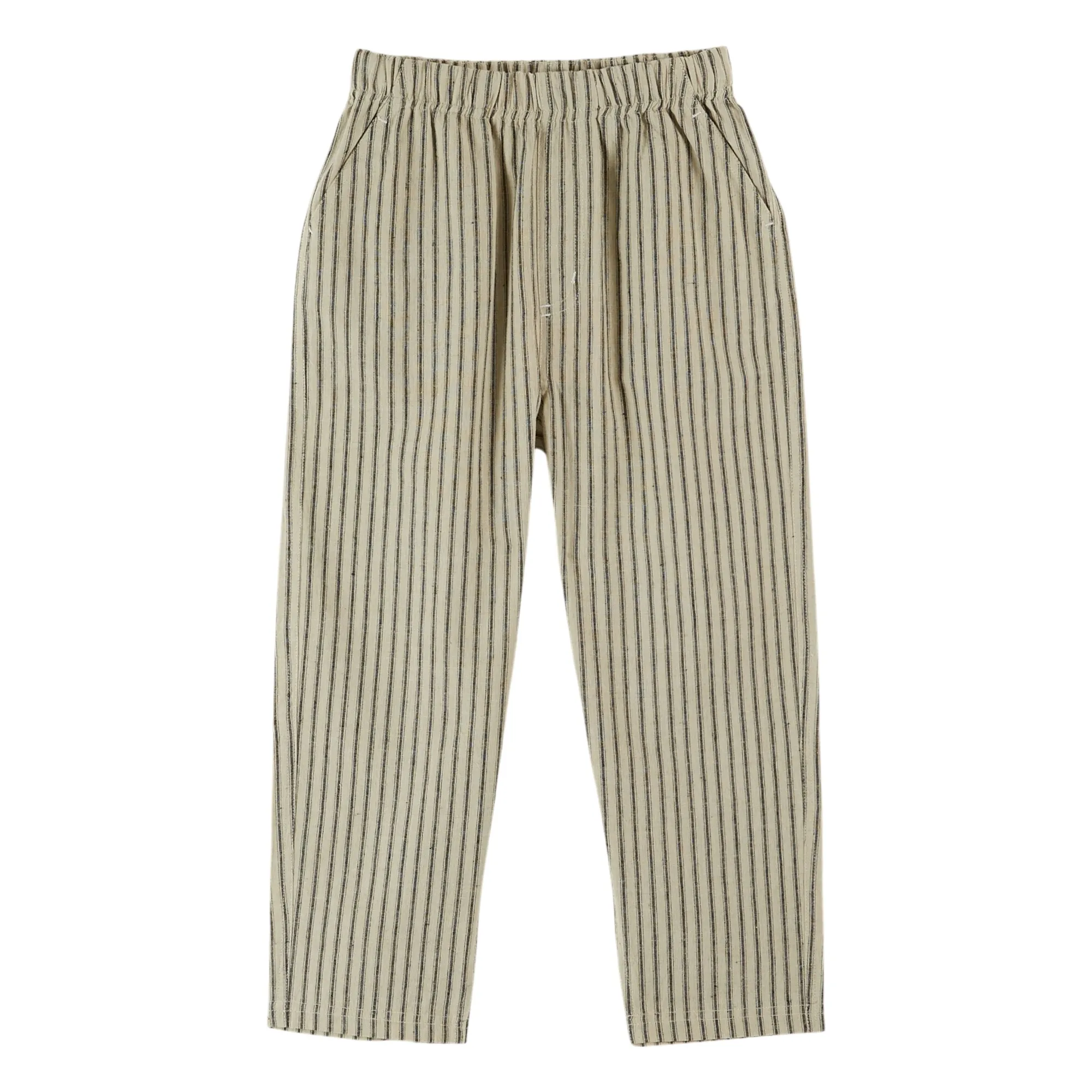 Emile Et Ida Natural Striped Pants
