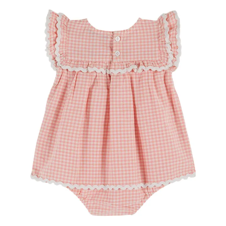 Vestido de algodón orgánico | Rosa- Imagen del producto n°1