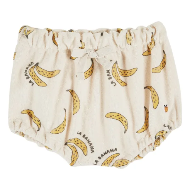 Bloomer Bananes Eponge Coton Bio | Crème