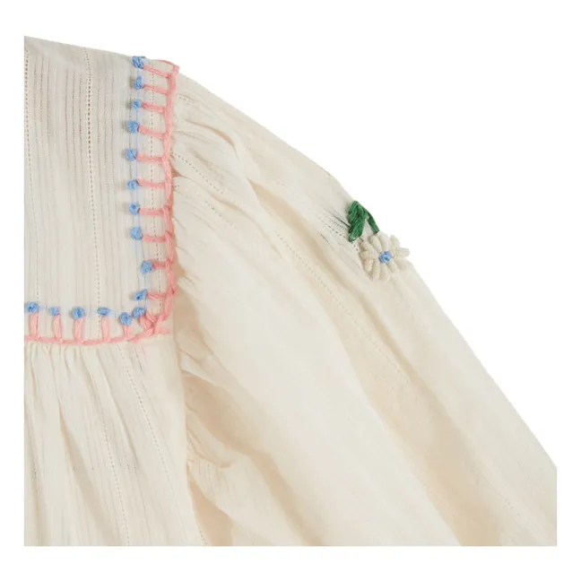 Blusa bordada | Crema