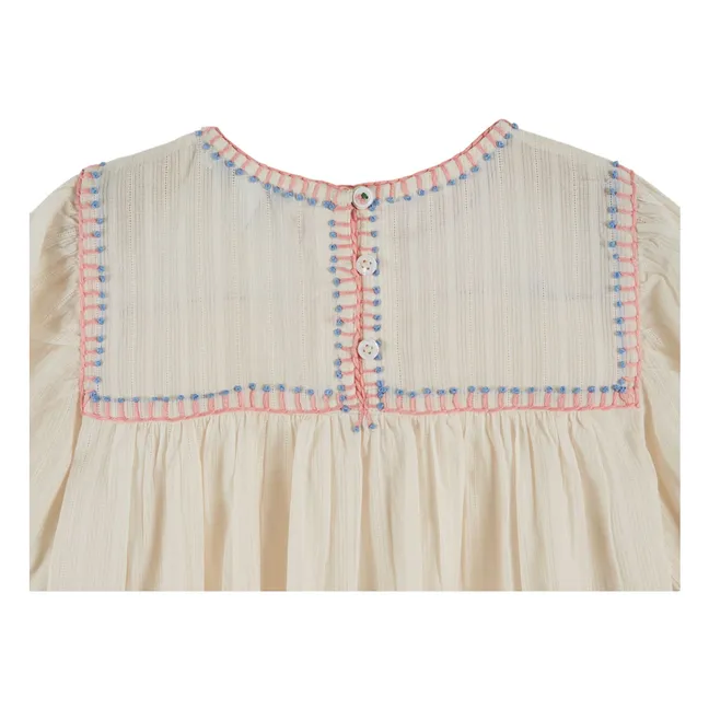 Blusa bordada | Crema
