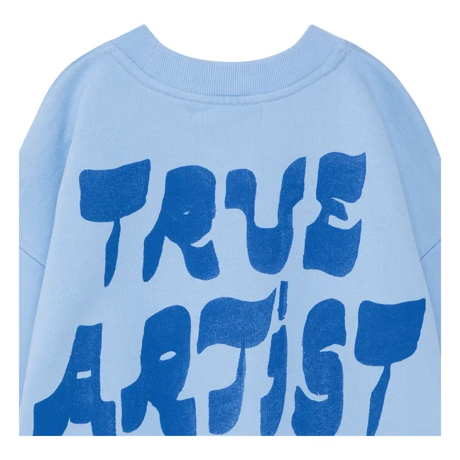 Sudadera de algodón orgánico N°11 Oiseau | Azul Cielo