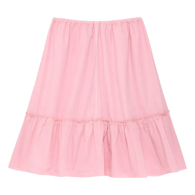 Falda N°6 Algodón Ecológico | Rosa