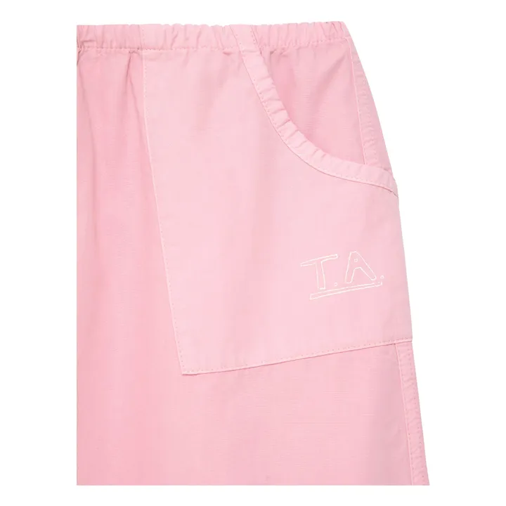 Falda N°6 Algodón Ecológico | Rosa- Imagen del producto n°3