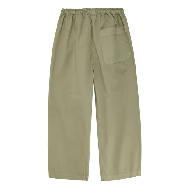 Pantalon Ample N°15 Coton Bio | Khaki