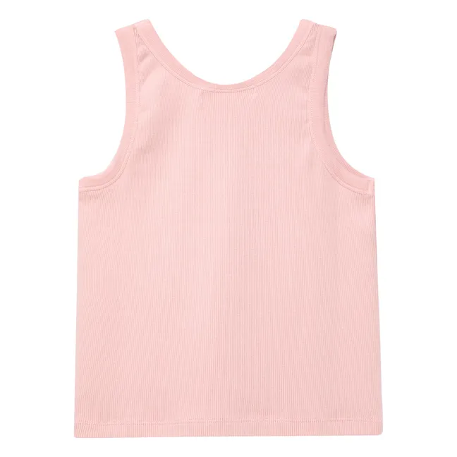 Camiseta de tirantes acanalada N°20 | Rosa Pálido