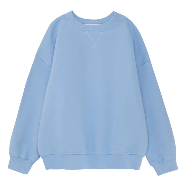 Sudadera de algodón orgánico N°11 Oiseau | Azul Cielo