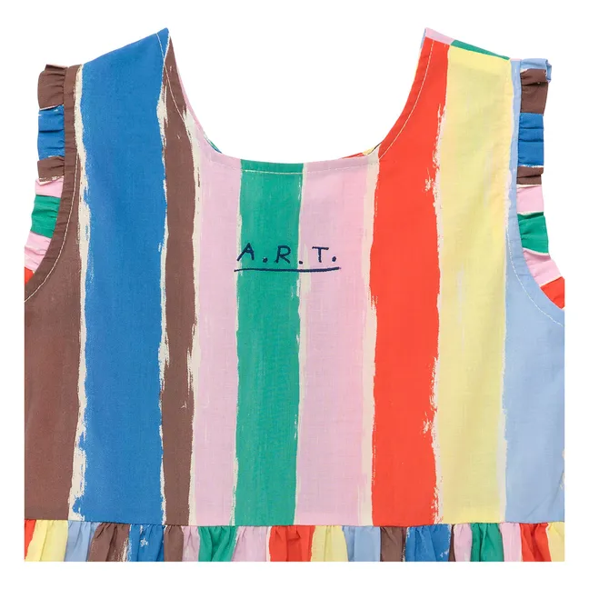 Vestido de rayas | Azul