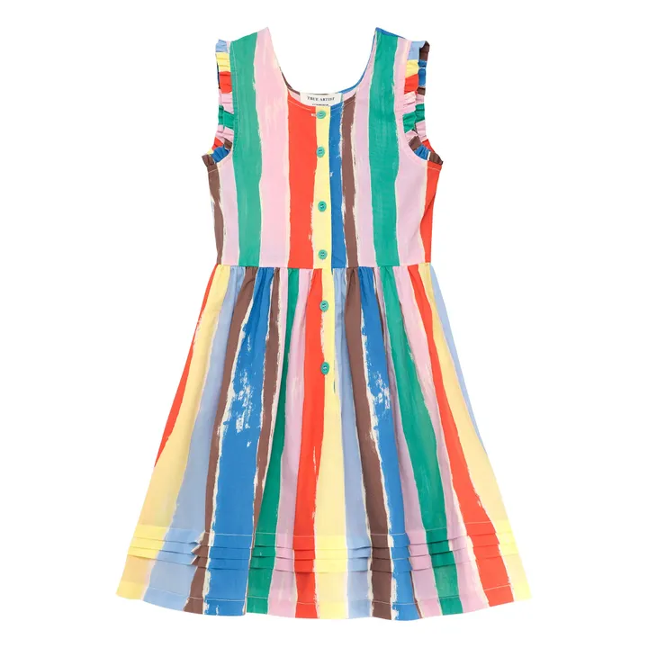 Vestido de rayas | Azul- Imagen del producto n°0