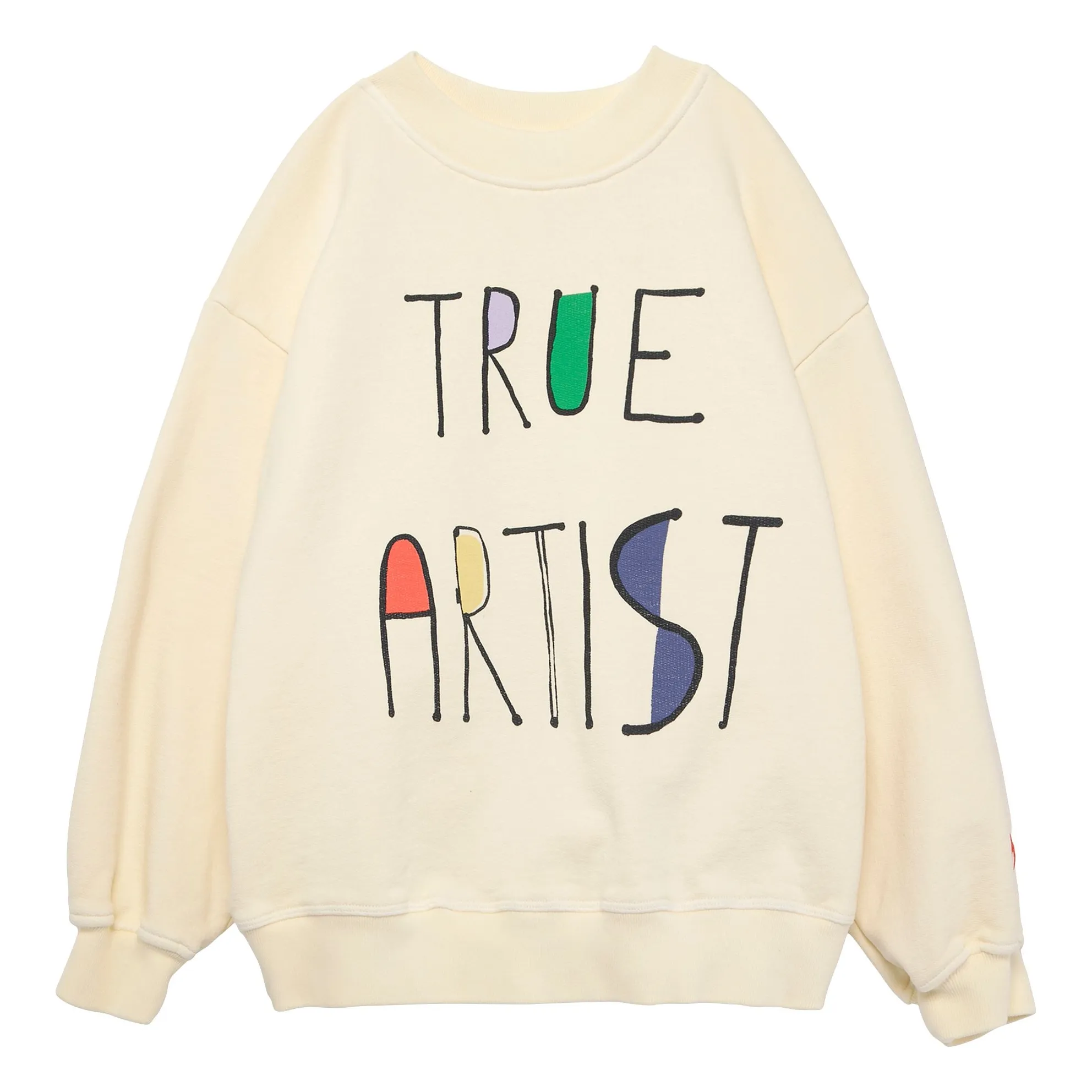 True Artist Pale Yellow Sweat N°11 Organic Cotton