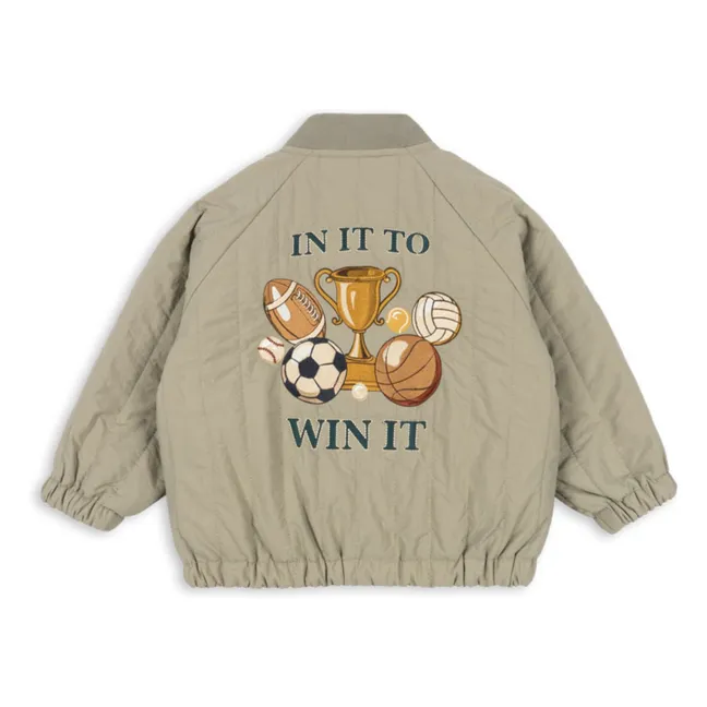 Chaqueta bomber Juno In It To Win It | Verde Kaki