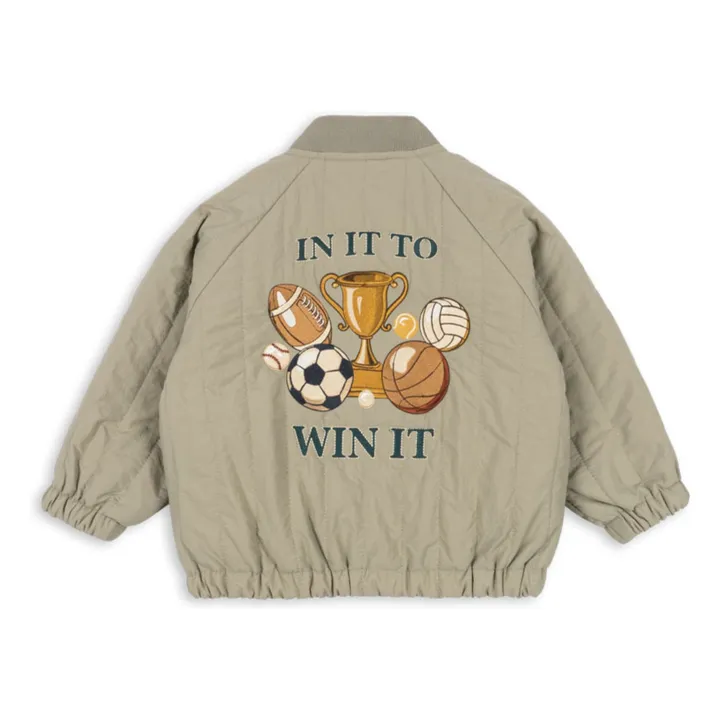 Chaqueta bomber Juno In It To Win It | Verde Kaki- Imagen del producto n°0