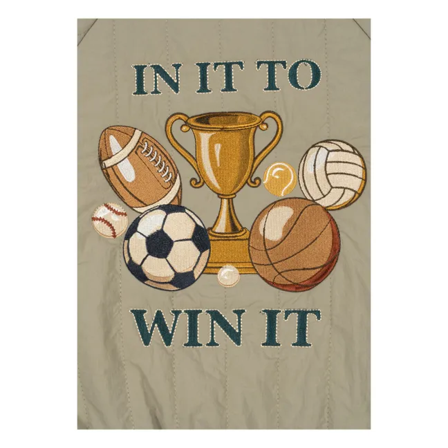 Veste Bomber Juno In It To Win It | Vert kaki