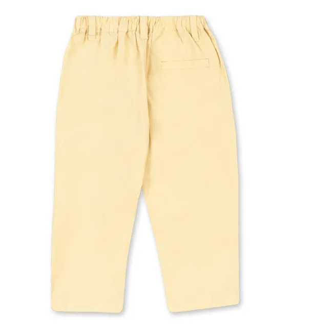 Organic Cotton Chino Pants | Yellow