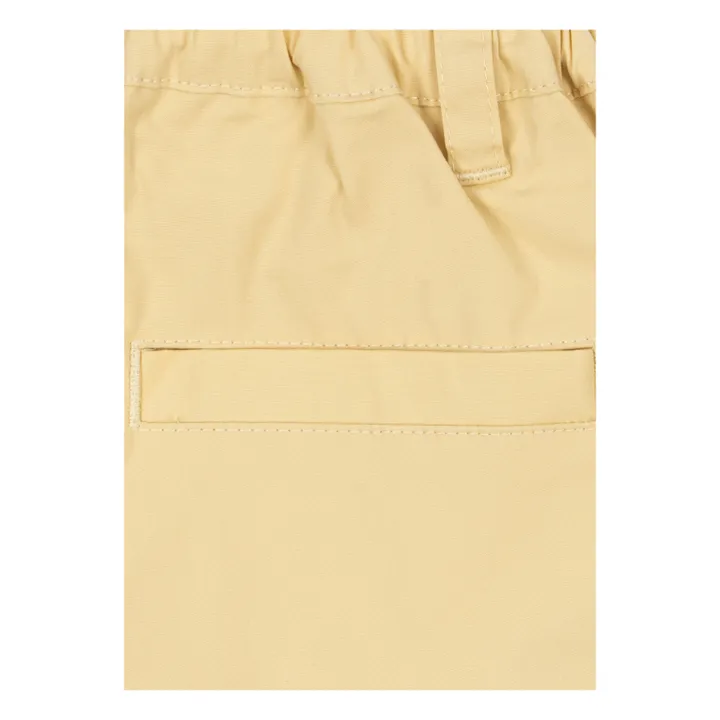 Pantalones chinos de algodón ecológico | Amarillo- Imagen del producto n°4