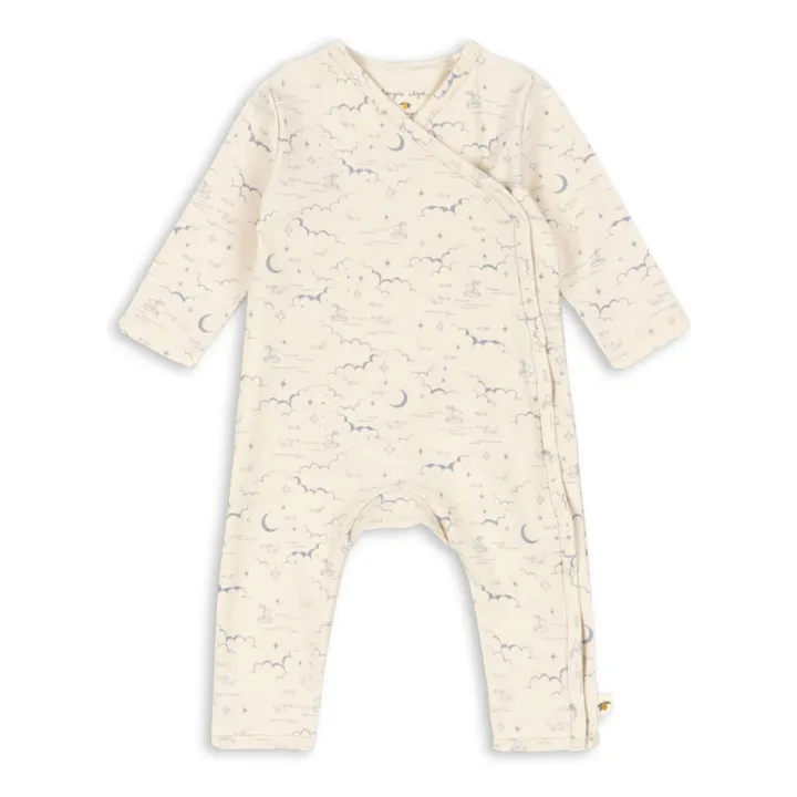 Combinaison Ciel Coton Bio | Ecru- Image produit n°0