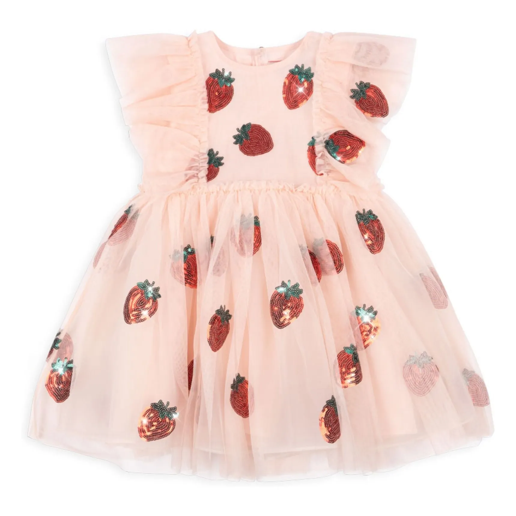 Konges Sløjd Pink Yvonne Strawberry Tulle Dress