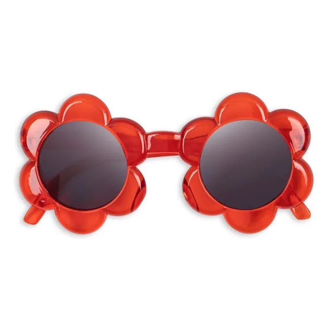Lunettes de Soleil Fleur | Rouge
