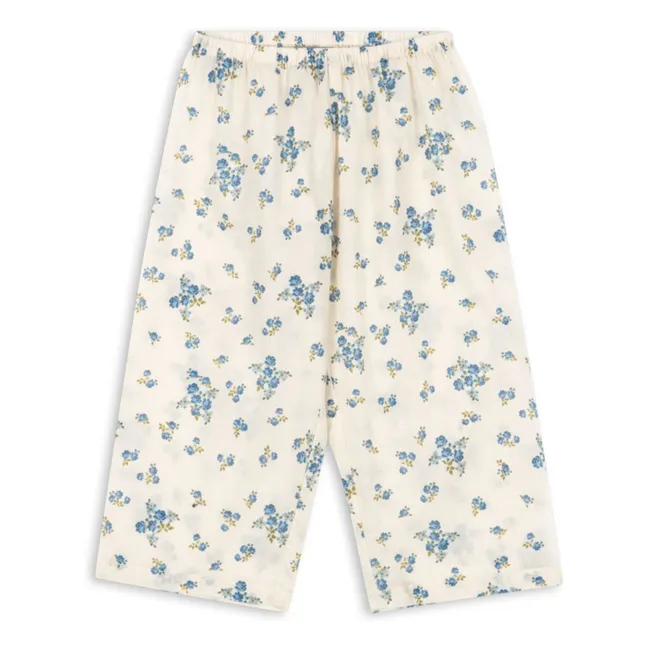 Pantaloni Pacey in cotone biologico Berry | Ecru