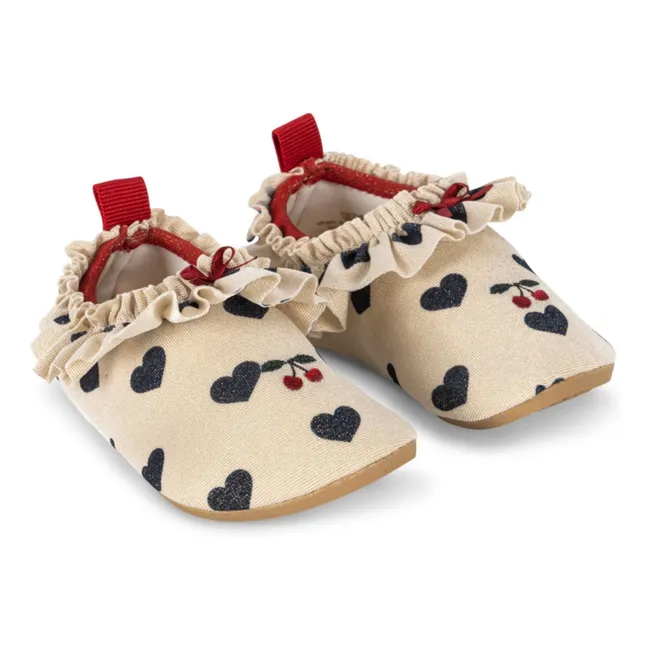 Manon Cœurs water shoes | Ecru