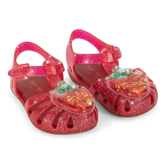Sandales d'eau Lilo Fraises | Rose fuschia