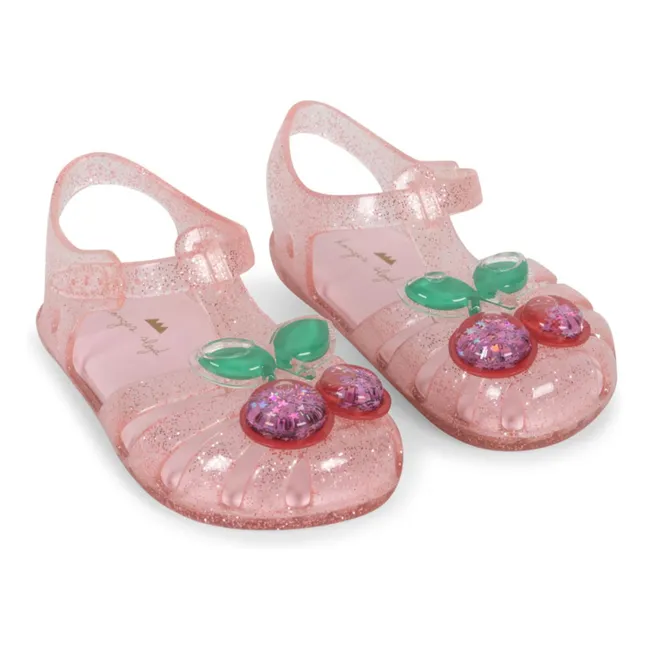Sandales d'eau Lilo Cerises | Rose pâle