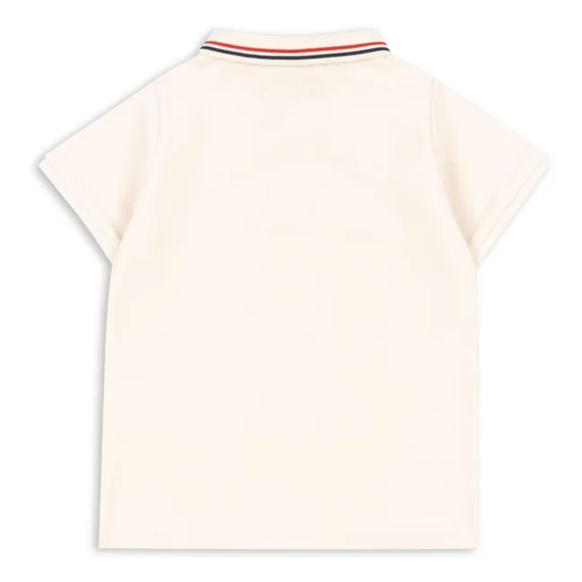 Florian organic cotton polo shirt | White