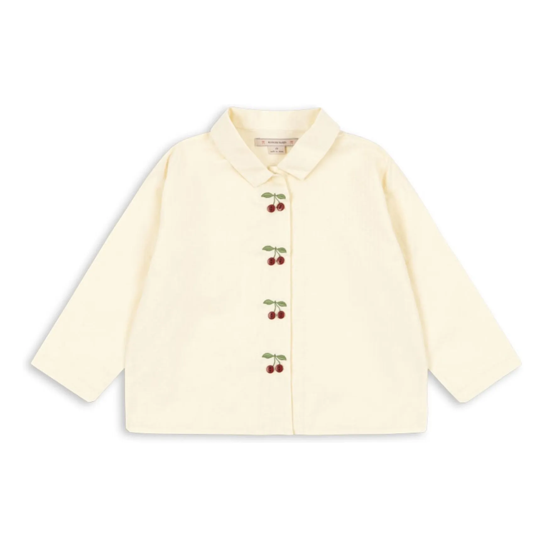 Konges Sløjd Cream Evia Cerises Organic Cotton Shirt