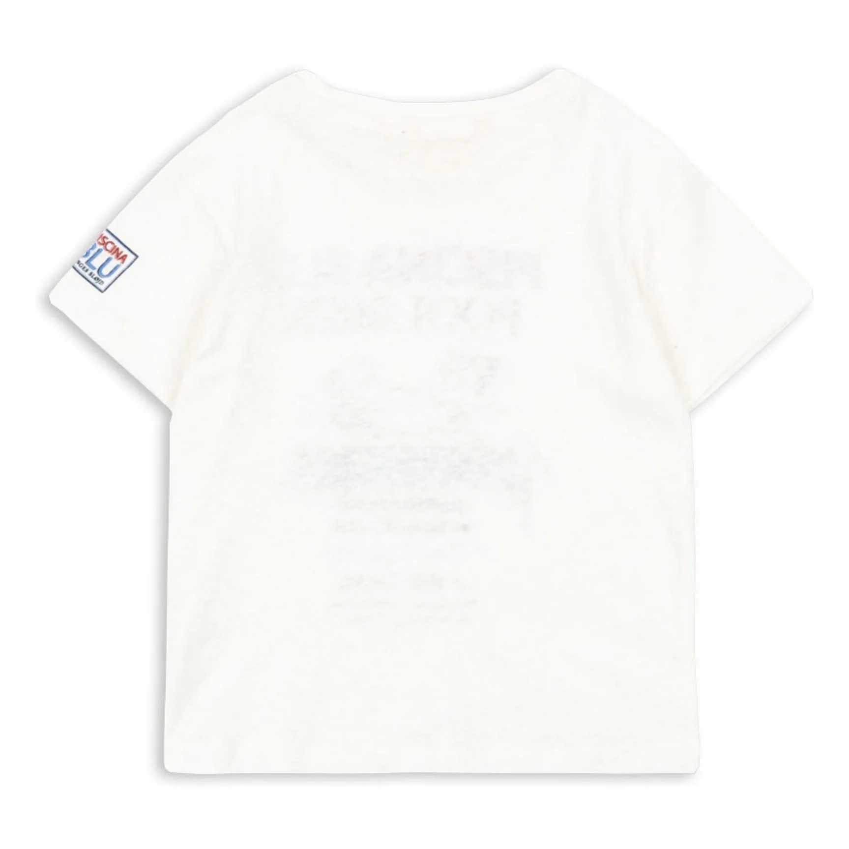 Camiseta Era Piscina Lino y algodón orgánico | Blanco- Imagen del producto n°4