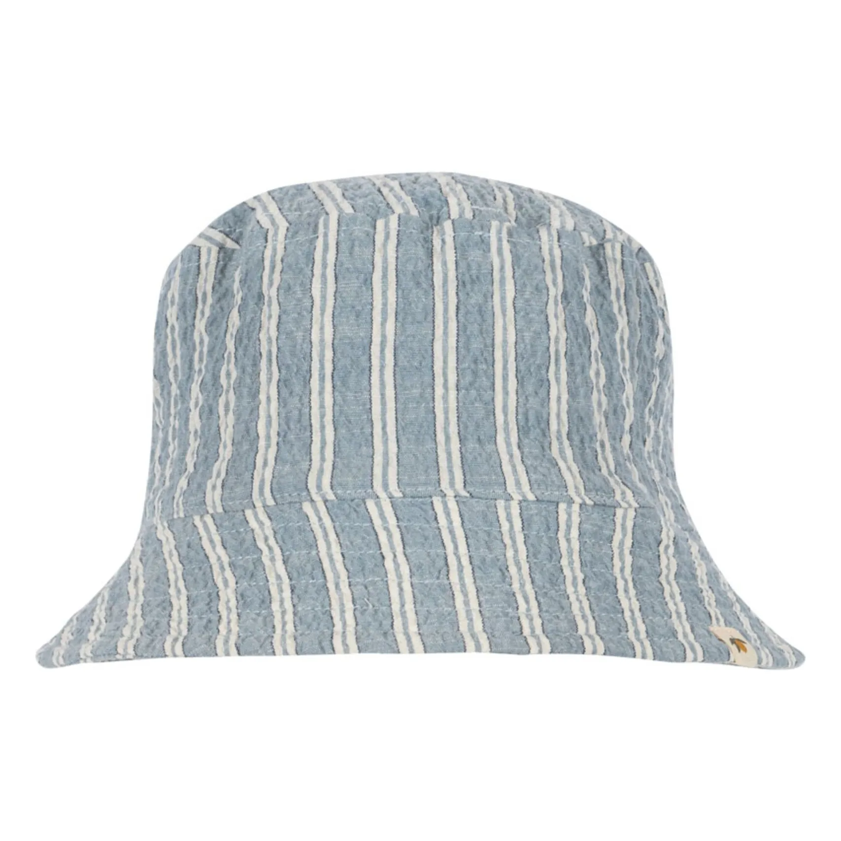 Chapeau Elliot Rayé Coton Bio | Bleu- Image produit n°0