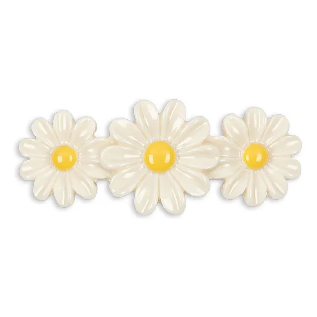 Spange Margeriten | Seidenfarben
