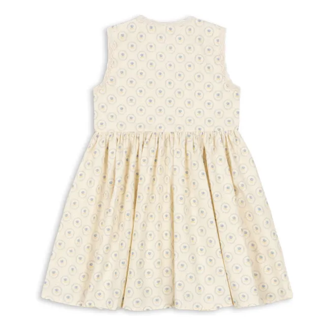 Vestido de encaje de algodón orgánico | Crudo