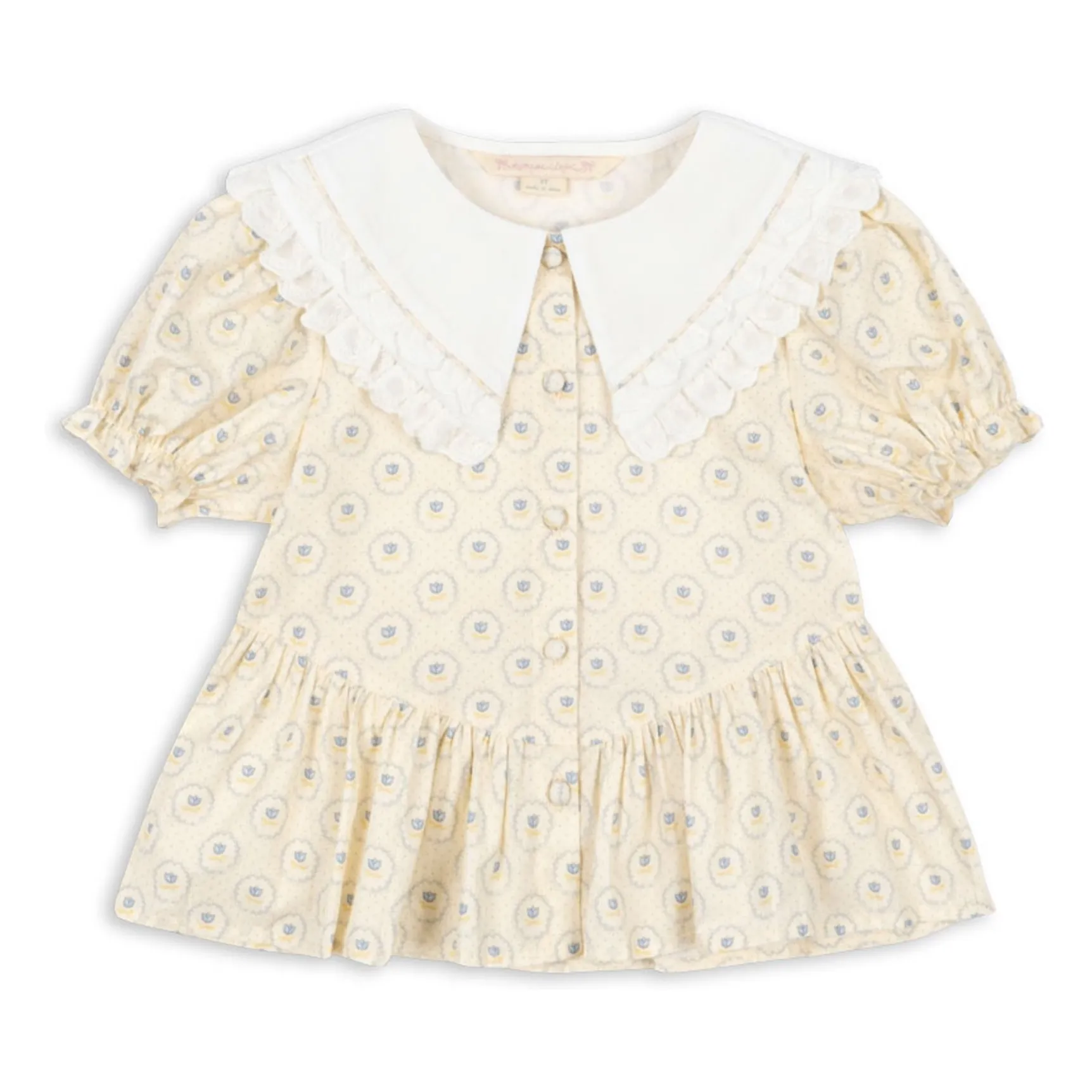 Konges Sløjd Ecru Organic Cotton Blouse