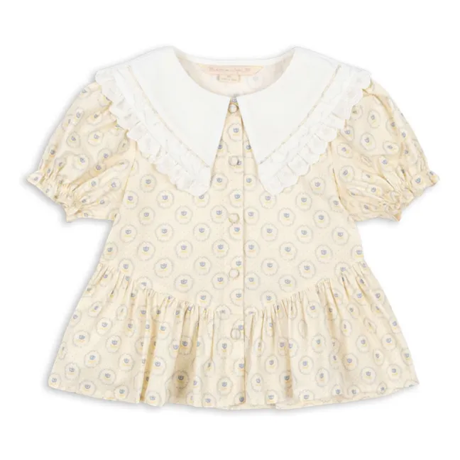 Blouse Col Coton Bio | Ecru