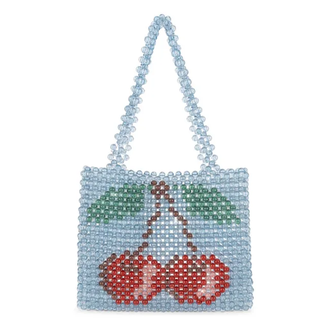 Sac Perles Cerises | Bleu
