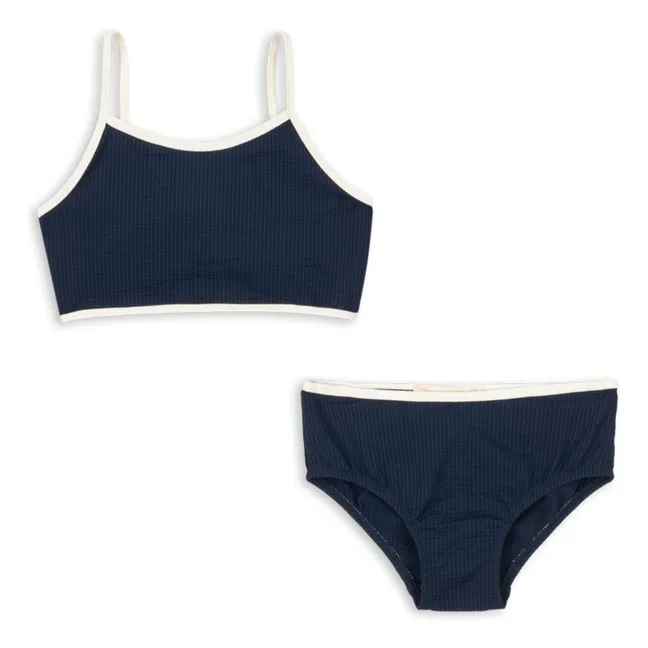 Maillot de Bain Bowie Fibres Recyclées | Bleu marine