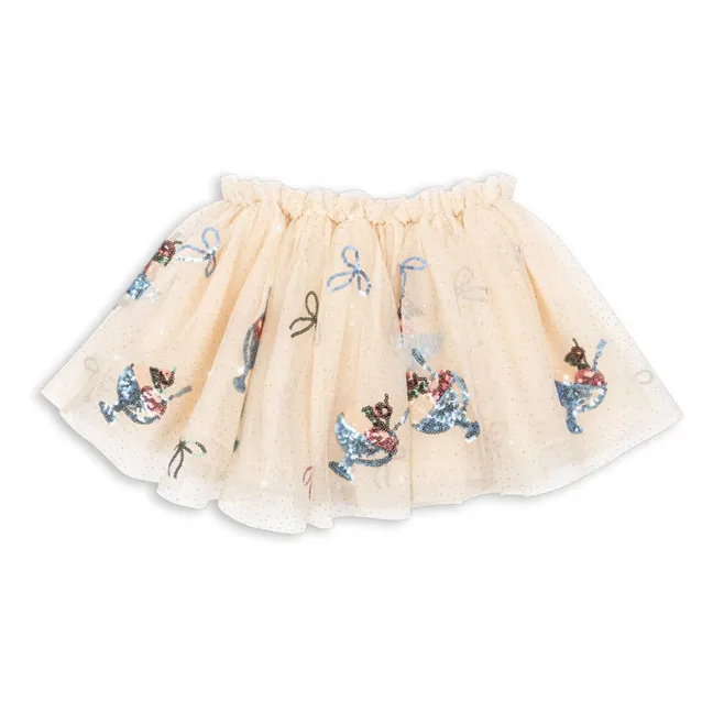 Jupe Yvonne Glaces Tulle | Crème