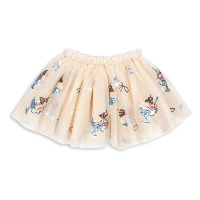 Jupe Yvonne Glaces Tulle | Crème